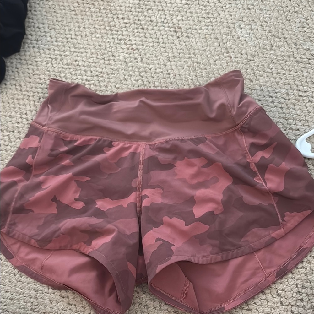 Lululemon Athletica Pink Athletic Shorts Lightweight Moisture-Wicking